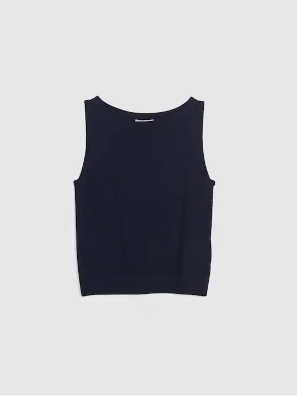 Madewell Navy Blue Boatneck Sleeveless Sweater